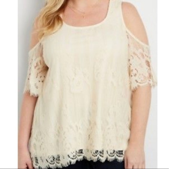 maurices cold shoulder top